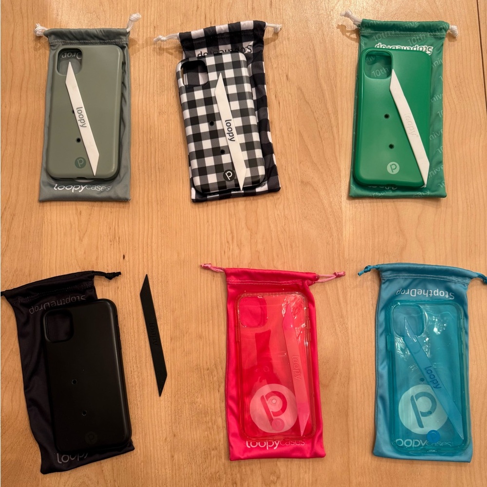 Lot of 6 Loopy iPhone 11 Cases
